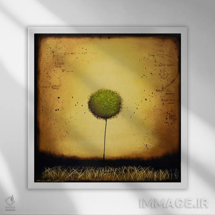 تابلو رویاباف اثر هدر آفرود - نمای قابدار سفید