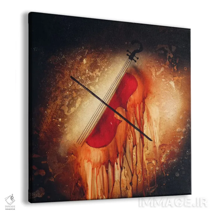 تابلو ویولن اثر هدر آفرود - نمای پرسپکتیو محصول