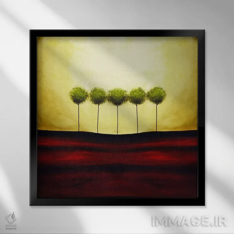 تابلو خانواده اثر هدر آفرود - نمای قابدار مشکی