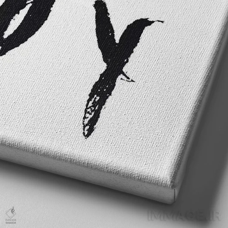 تابلو شاد اثر هانیمون هتل (برند هنری) - نمای نزدیک بافت بوم