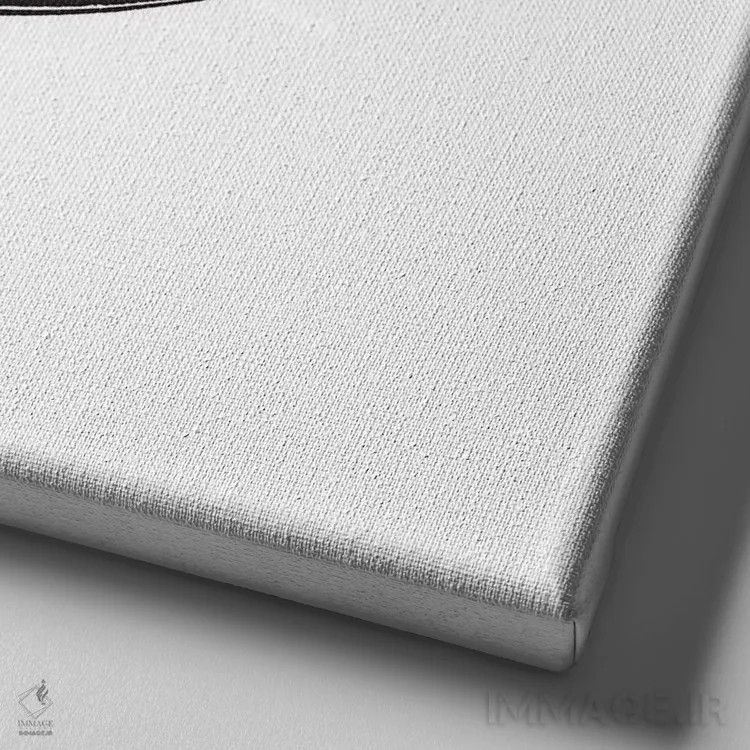 تابلو کارما (عمل و نتیجه) اثر هانیمون هتل (برند هنری) - نمای نزدیک بافت بوم