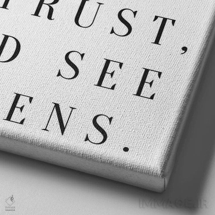 تابلو همیشه به یک نقشه نیاز نداری اثر هانیمون هتل (برند هنری) - نمای نزدیک بافت بوم