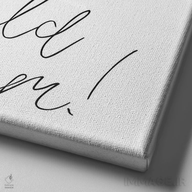 تابلو همه کارهایی که همیشه میخواستی انجام بدهی را میدانی؟ اثر هانیمون هتل (برند هنری) - نمای نزدیک بافت بوم