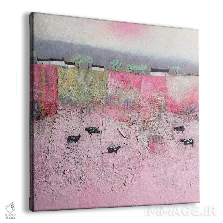 تابلو دختران گاوچران اثر لیزا هاوس - نمای پرسپکتیو محصول
