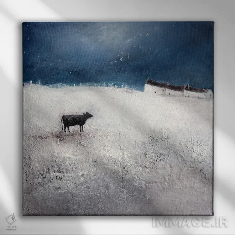 تابلو روح آزاد اثر لیزا هاوس - نمای روبهرو روی دیوار