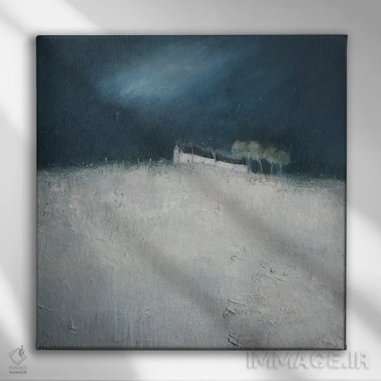 تابلو تابش ماه اثر لیزا هاوس - نمای روبهرو روی دیوار