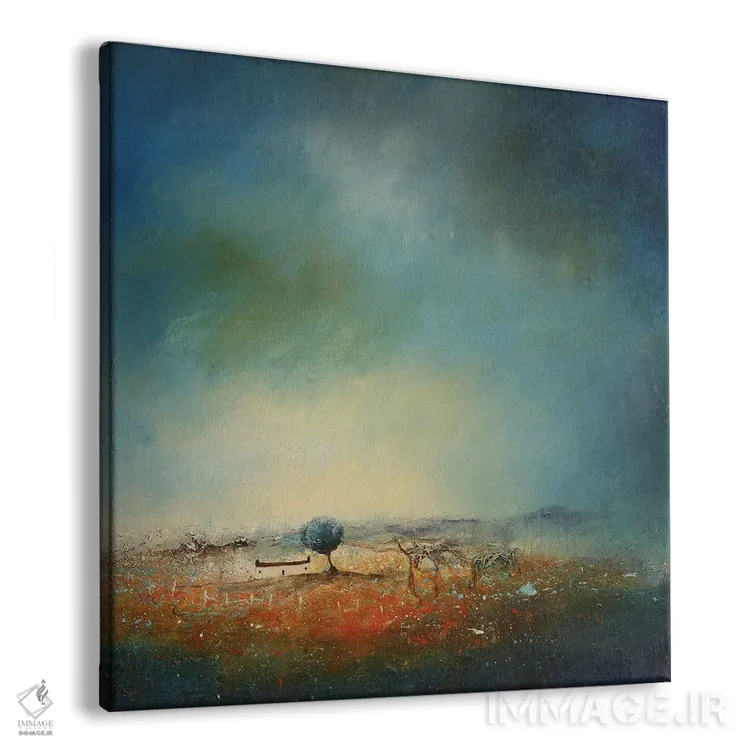 تابلو کلبهی بلوبل (نوعی گل) اثر لیزا هاوس - نمای پرسپکتیو محصول