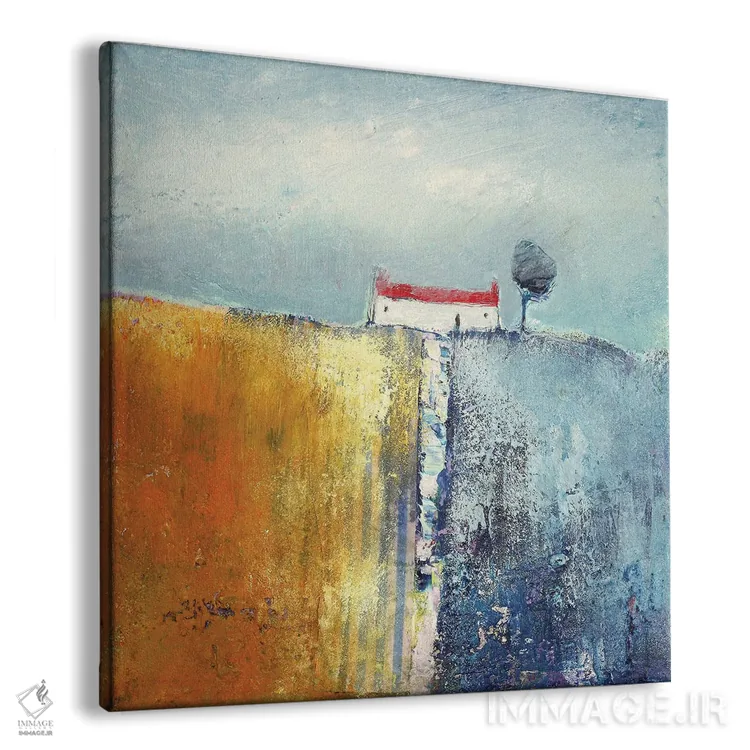 تابلو کلبهی کنار دریا اثر لیزا هاوس - نمای پرسپکتیو محصول