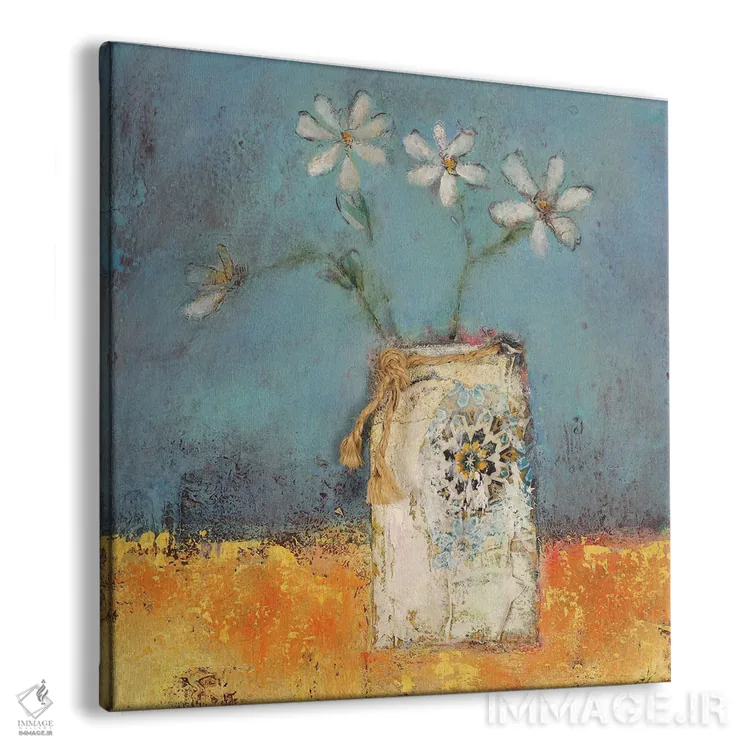 تابلو گلهای بهاری ساحل اثر لیزا هاوس - نمای پرسپکتیو محصول