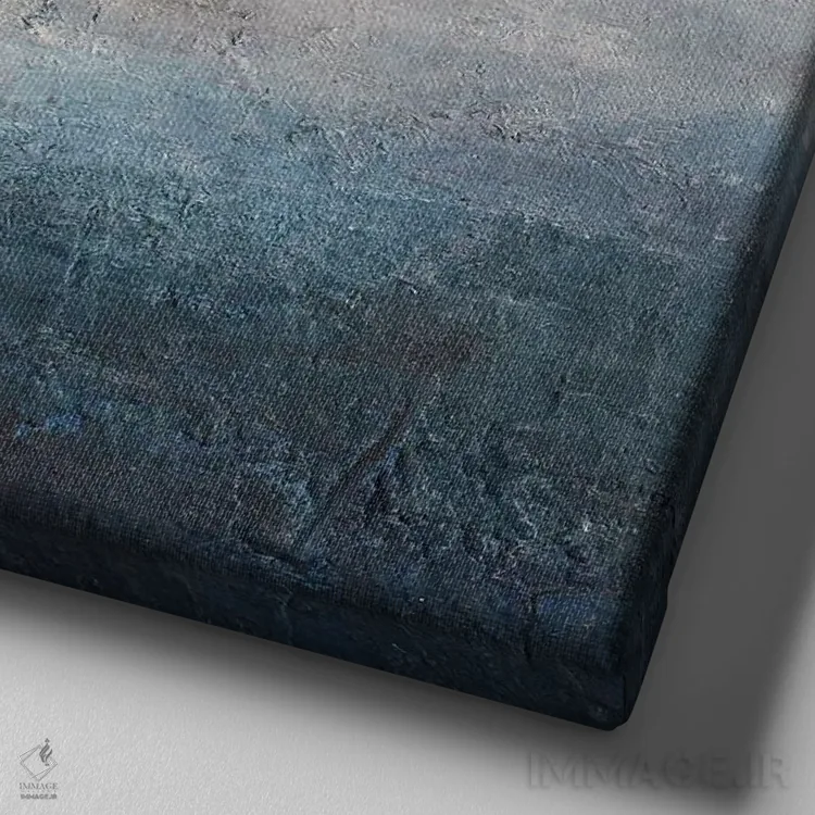 تابلو پیادهروی تا خانه اثر لیزا هاوس - نمای نزدیک بافت بوم