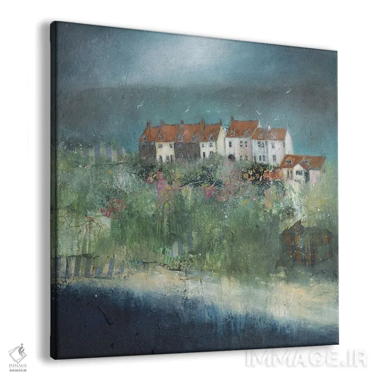 تابلو شهر قدیمی ویتبی اثر لیزا هاوس - نمای پرسپکتیو محصول