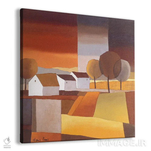 تابلو در امتداد جاده ۲ اثر هانس پاوس - نمای پرسپکتیو محصول