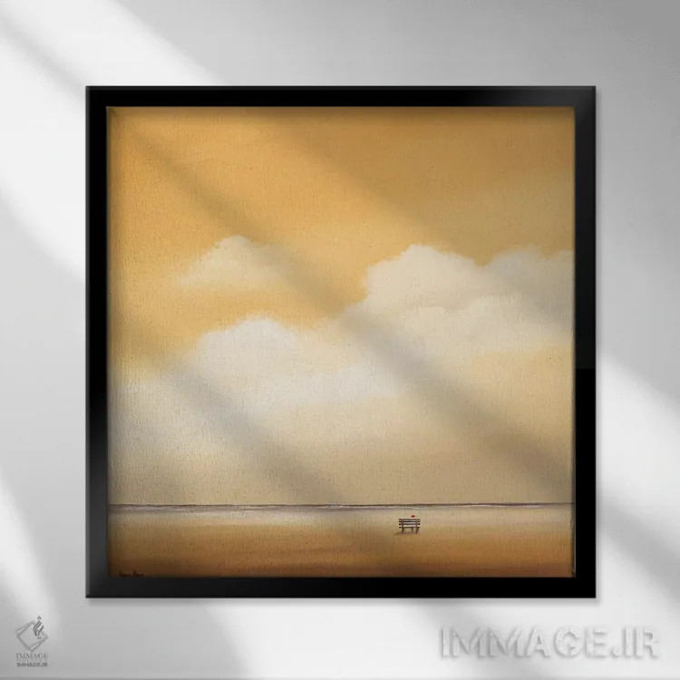 تابلو برای رؤیاپردازی اثر هانس پاوس - نمای قابدار مشکی