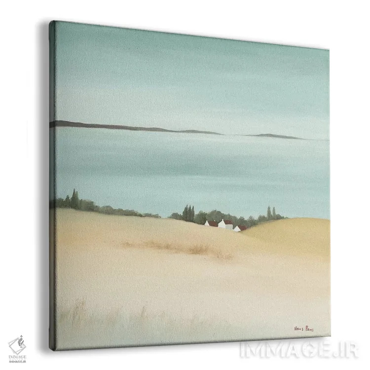 تابلو طلوع روز ۱ اثر هانس پاوس - نمای پرسپکتیو محصول