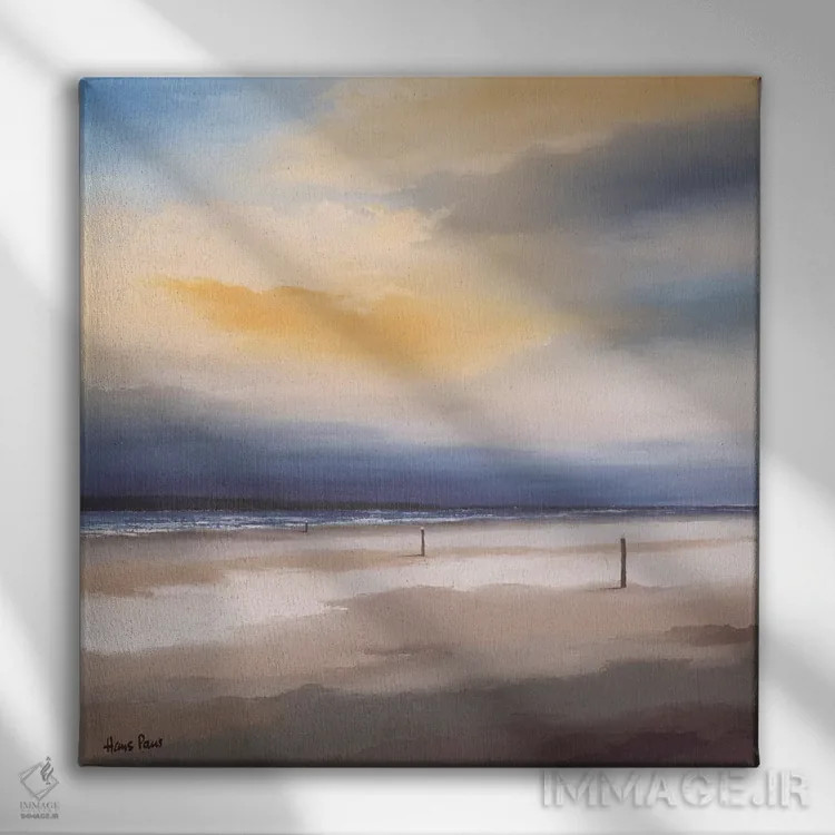 تابلو بیپایان ۲ اثر هانس پاوس - نمای روبهرو روی دیوار