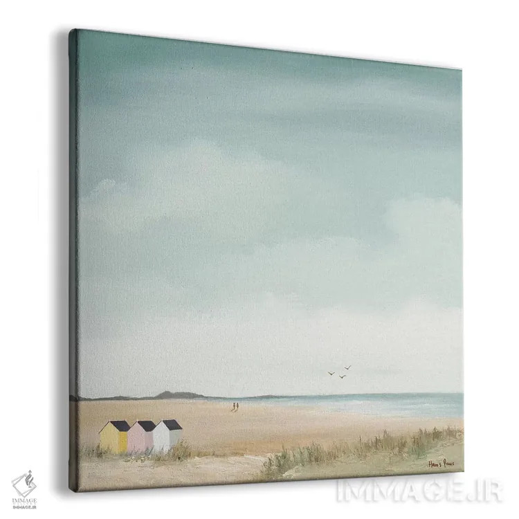 تابلو صبح آفتابی ۳ اثر هانس پاوس - نمای پرسپکتیو محصول