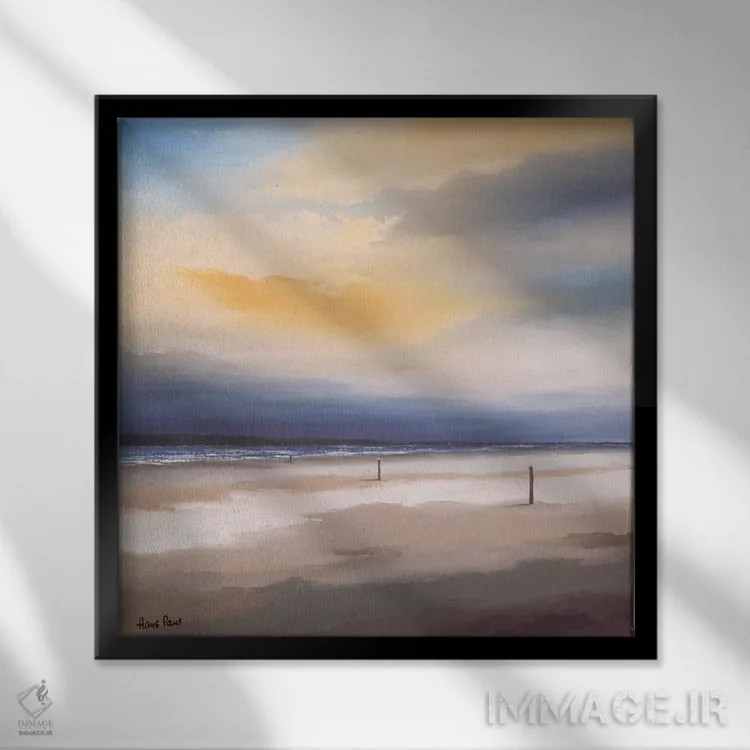 تابلو بیپایان ۲ اثر هانس پاوس - نمای قابدار مشکی