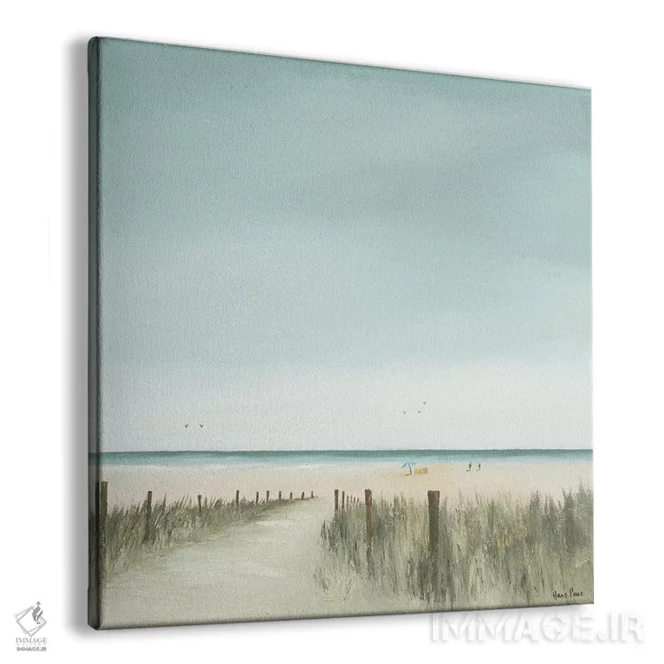 تابلو صبح آفتابی ۲ اثر هانس پاوس - نمای پرسپکتیو محصول