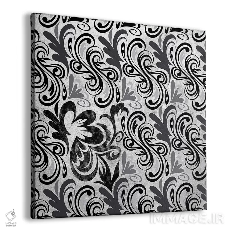 تابلو عنصر صلح سیاه و سفید اثر فایو بای فایو کالکتیو - نمای پرسپکتیو محصول