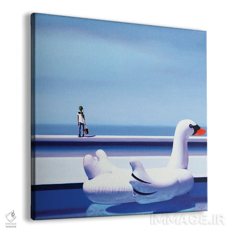 تابلو روز زیبا اثر هیوگو پوندز - نمای پرسپکتیو محصول