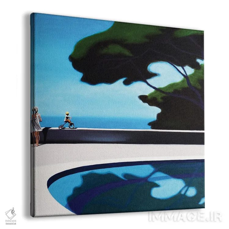 تابلو ورود قریبالوقوع اثر هیوگو پوندز - نمای پرسپکتیو محصول