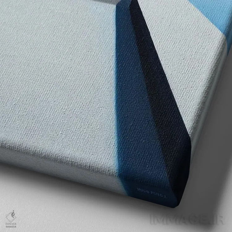 تابلو سفر بزرگ اثر هیوگو پوندز - نمای نزدیک بافت بوم