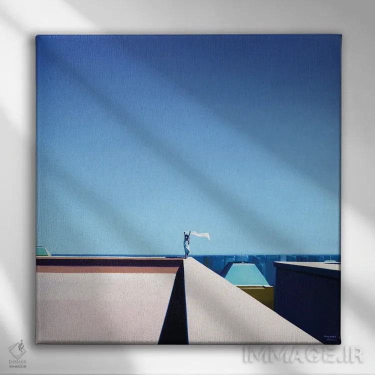 تابلو سیگنال اثر هیوگو پوندز - نمای روبهرو روی دیوار