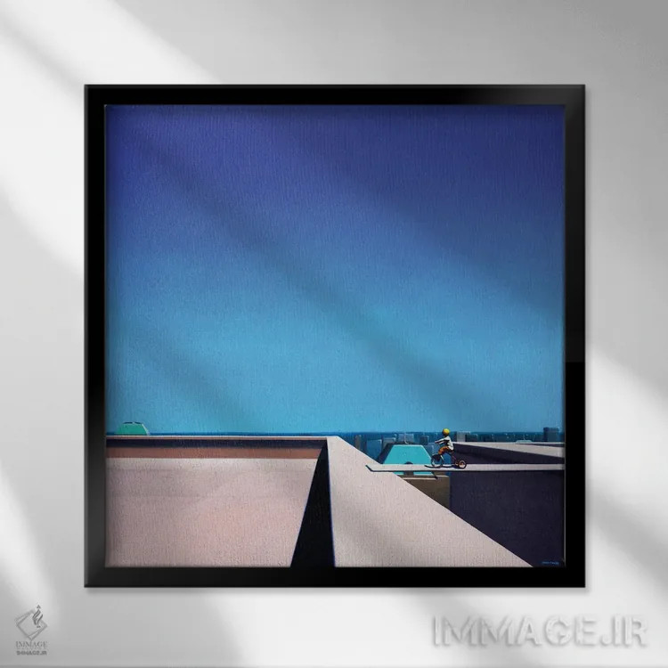 تابلو پیوند اثر هیوگو پوندز - نمای قابدار مشکی