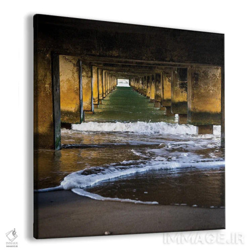 تابلو زیر اسکله اثر هدر رابرسون - نمای پرسپکتیو محصول