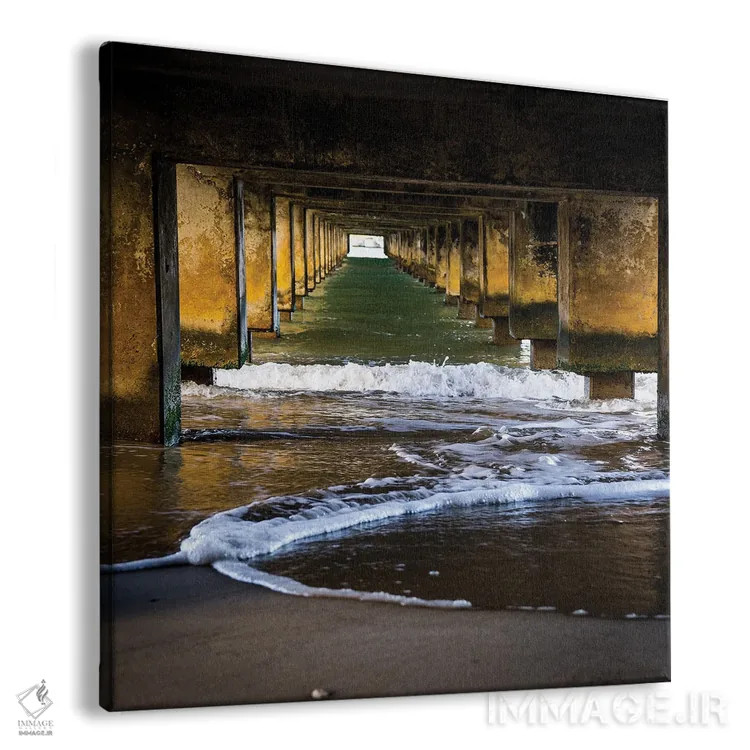 تابلو زیر اسکله اثر هدر رابرسون - نمای پرسپکتیو محصول