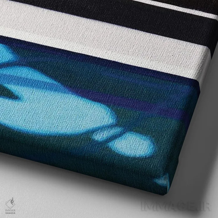 تابلو ورود قریبالوقوع اثر هیوگو پوندز - نمای نزدیک بافت بوم