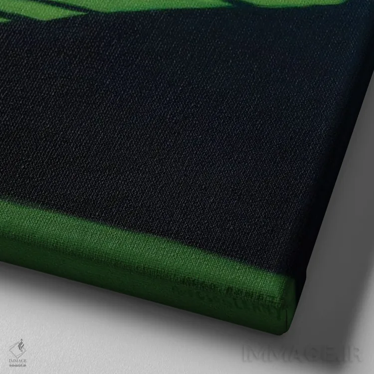 تابلو در انتظار فردا اثر هیوگو پوندز - نمای نزدیک بافت بوم