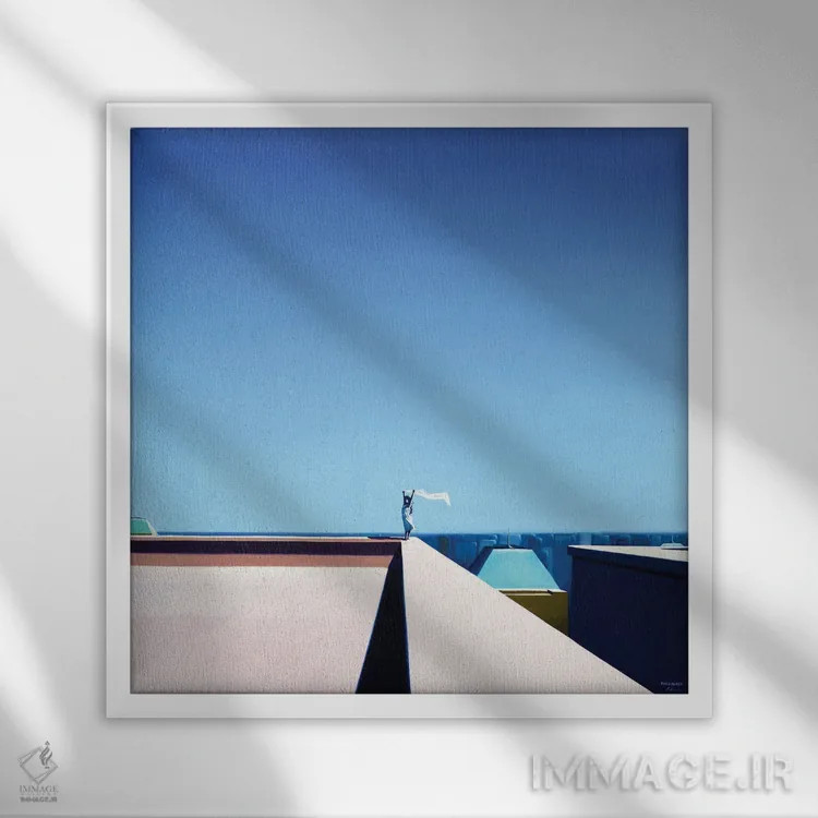 تابلو سیگنال اثر هیوگو پوندز - نمای قابدار سفید