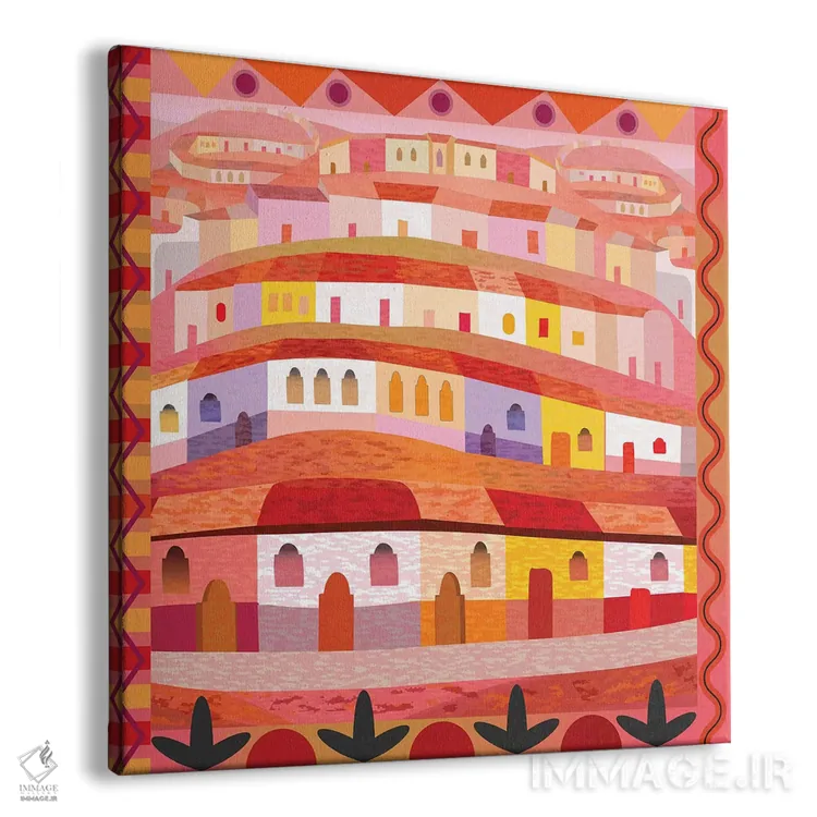 تابلو سونورای کوچک (مربع) اثر چارلز هارکر - نمای پرسپکتیو محصول