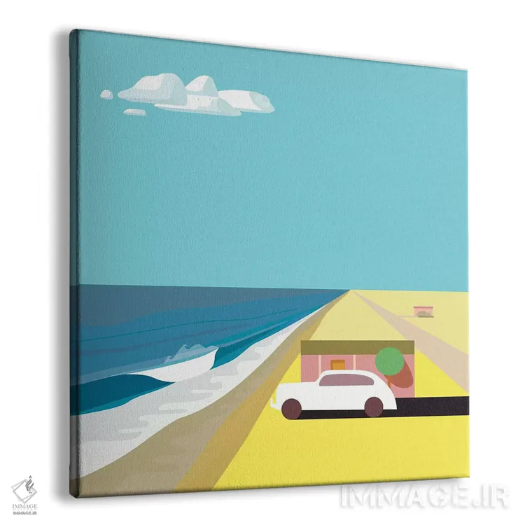 تابلو مار د کورتیز (نام مکانی - دریای کورتز) اثر چارلز هارکر - نمای پرسپکتیو محصول