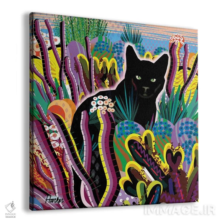 تابلو کوکو زیر درخت سماق اثر چارلز هارکر - نمای پرسپکتیو محصول