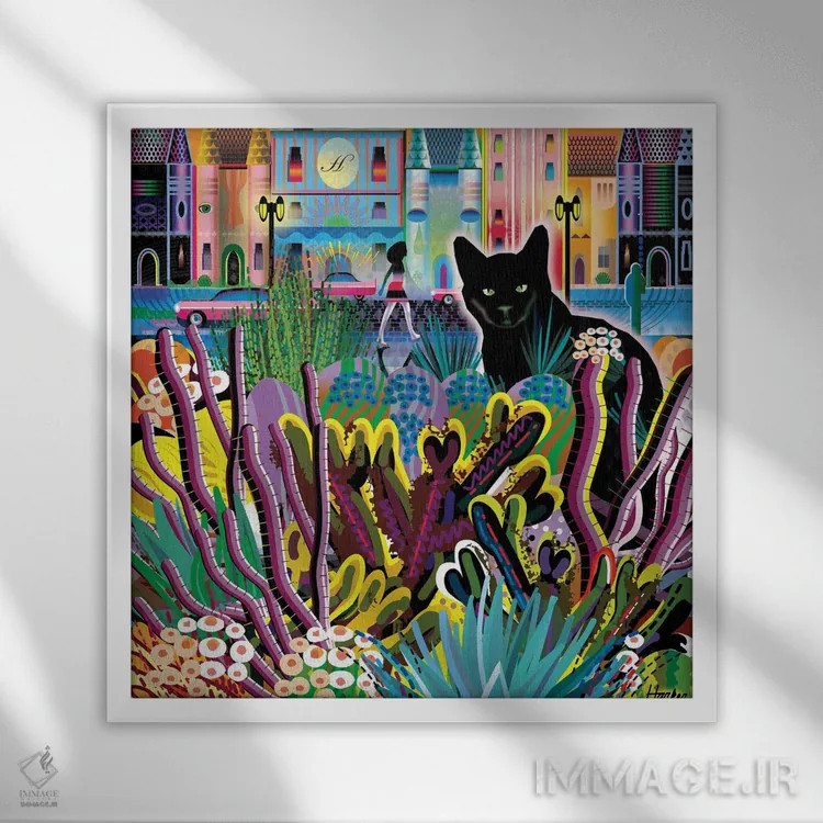 تابلو ۲۰ بلیساریو دومینگز (آدرس/مکان خاص) اثر چارلز هارکر - نمای قابدار سفید