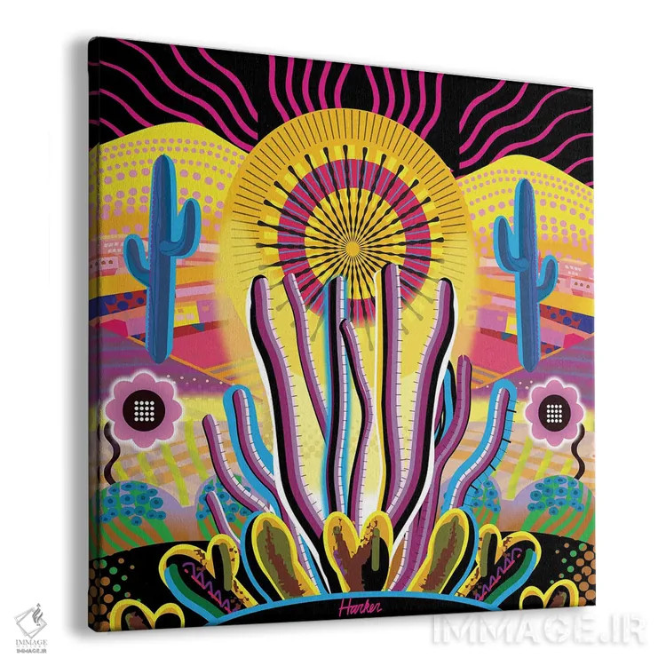 تابلو کراون کینگ (محله/منطقه) اثر چارلز هارکر - نمای پرسپکتیو محصول