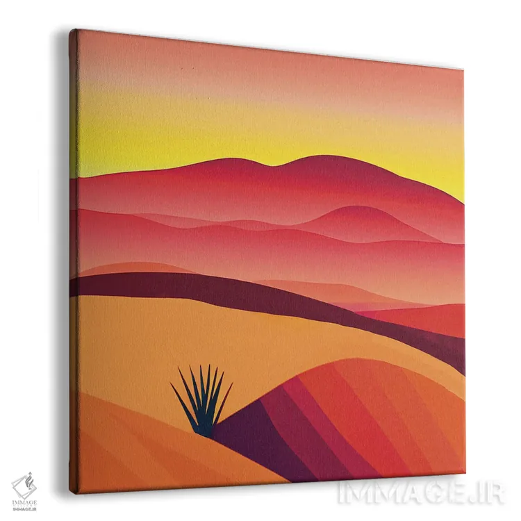 تابلو شنهای تکیلا (نماد منطقه مکزیک) اثر چارلز هارکر - نمای پرسپکتیو محصول