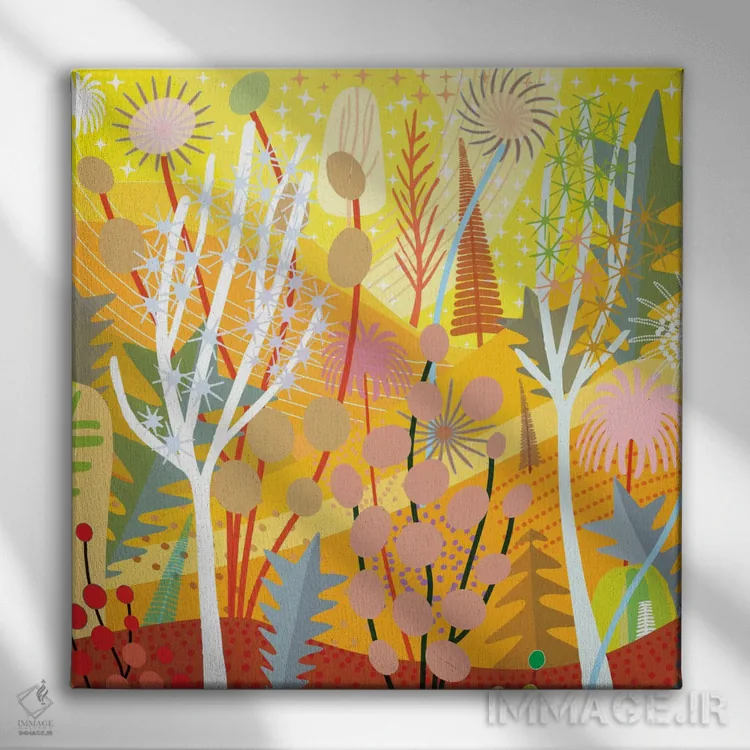 تابلو تابستان لیمویی سینالوآ (سینالوآ: ایالتی در مکزیک) اثر چارلز هارکر - نمای روبهرو روی دیوار