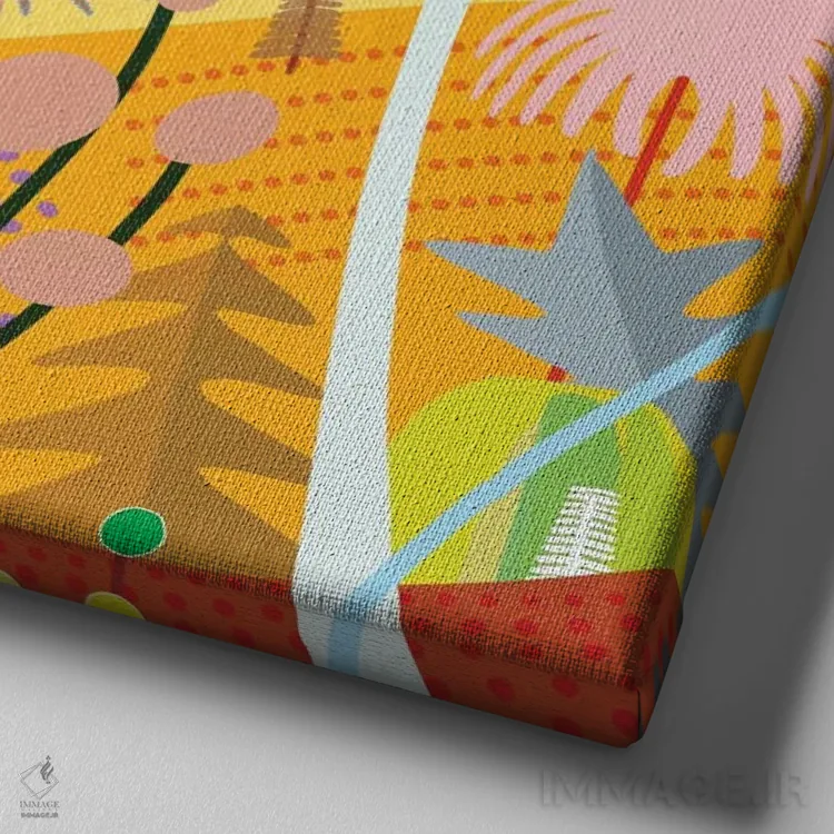 تابلو تابستان لیمویی سینالوآ (سینالوآ: ایالتی در مکزیک) اثر چارلز هارکر - نمای نزدیک بافت بوم