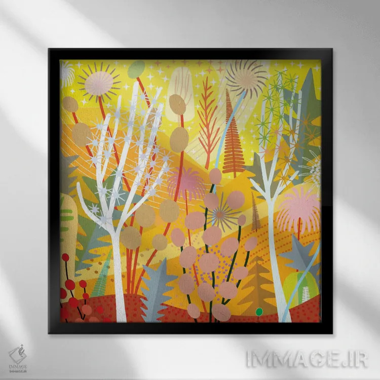 تابلو تابستان لیمویی سینالوآ (سینالوآ: ایالتی در مکزیک) اثر چارلز هارکر - نمای قابدار مشکی