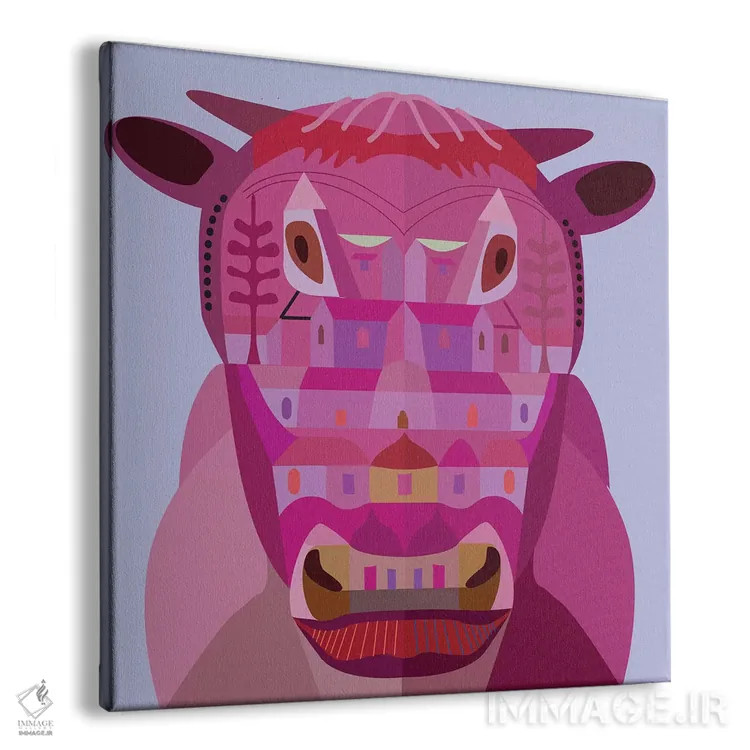 تابلو گاو در لسآنجلس اثر چارلز هارکر - نمای پرسپکتیو محصول