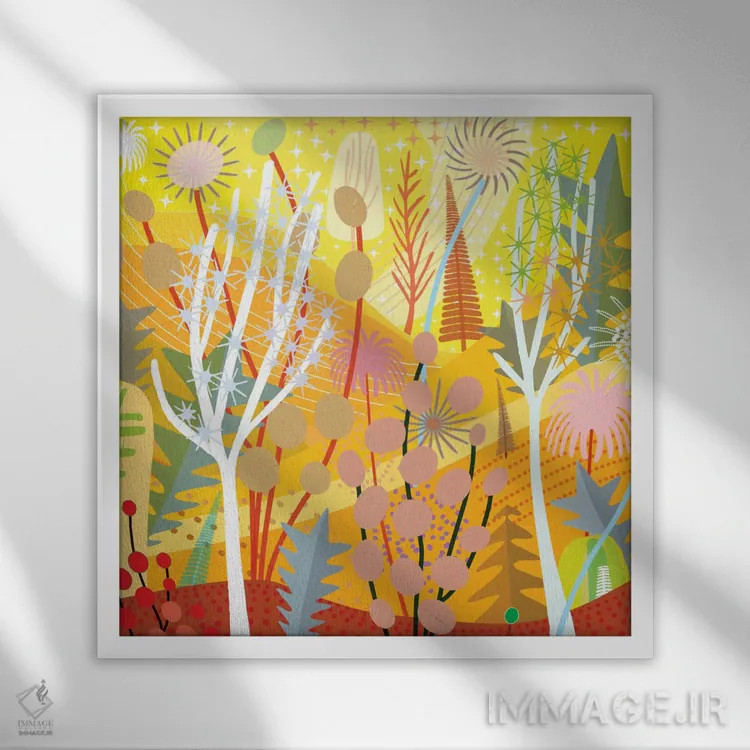 تابلو تابستان لیمویی سینالوآ (سینالوآ: ایالتی در مکزیک) اثر چارلز هارکر - نمای قابدار سفید