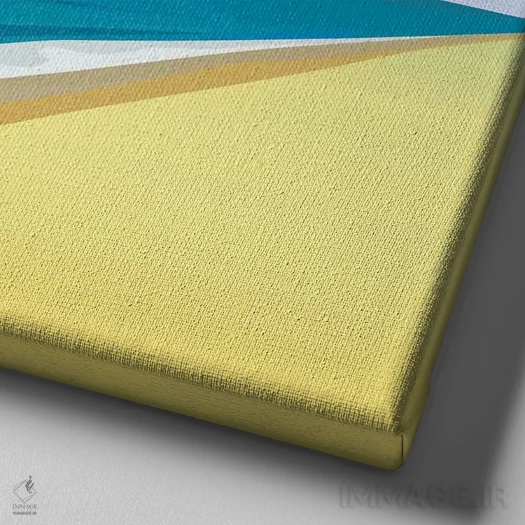 تابلو ساحل روتکو (اشاره به نقاش انتزاعی) اثر چارلز هارکر - نمای نزدیک بافت بوم