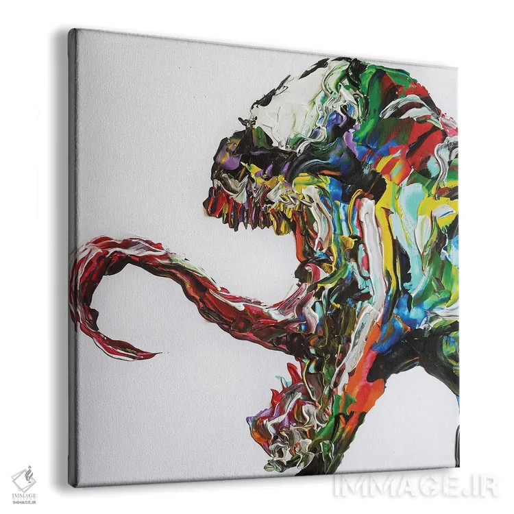 تابلو ونوم انتزاعی اثر اندرو هار - نمای پرسپکتیو محصول