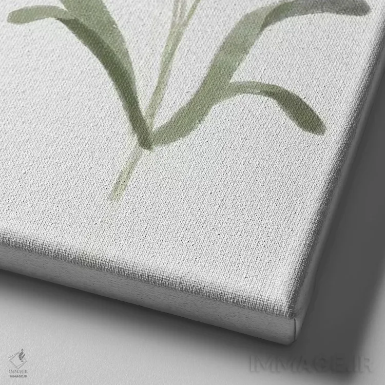 تابلو گلهای وحشی و احساس چهارم اثر هارتورکس (استودیو هنری) - نمای نزدیک بافت بوم