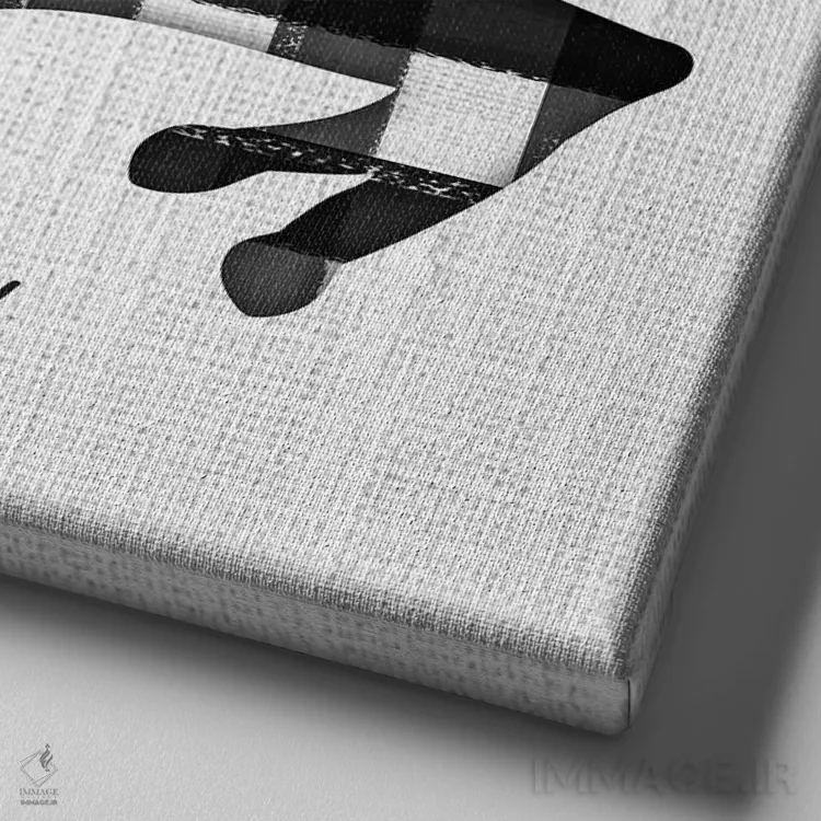 تابلو شگفتی زمستان یکم اثر هارتورکس (استودیو هنری) - نمای نزدیک بافت بوم