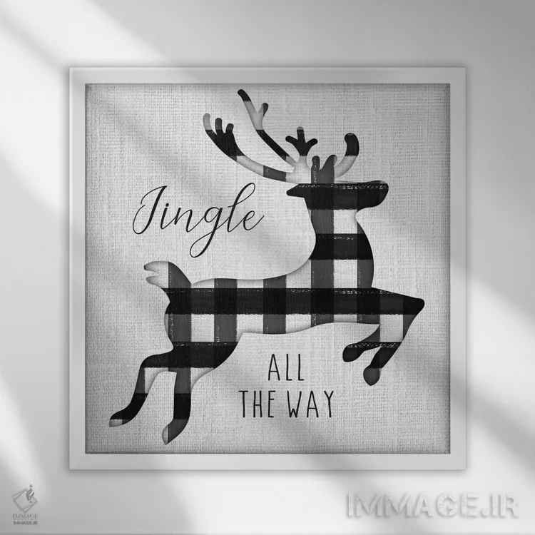 تابلو شگفتی زمستان یکم اثر هارتورکس (استودیو هنری) - نمای قابدار سفید