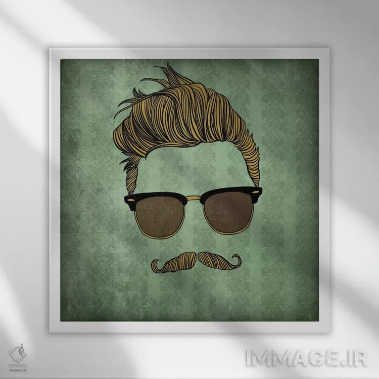 تابلو ریش دستهدوچرخهای اثر فایو بای فایو کالکتیو - نمای قابدار سفید